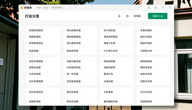 行业分类导航在贸易业务中的数据准确性应用